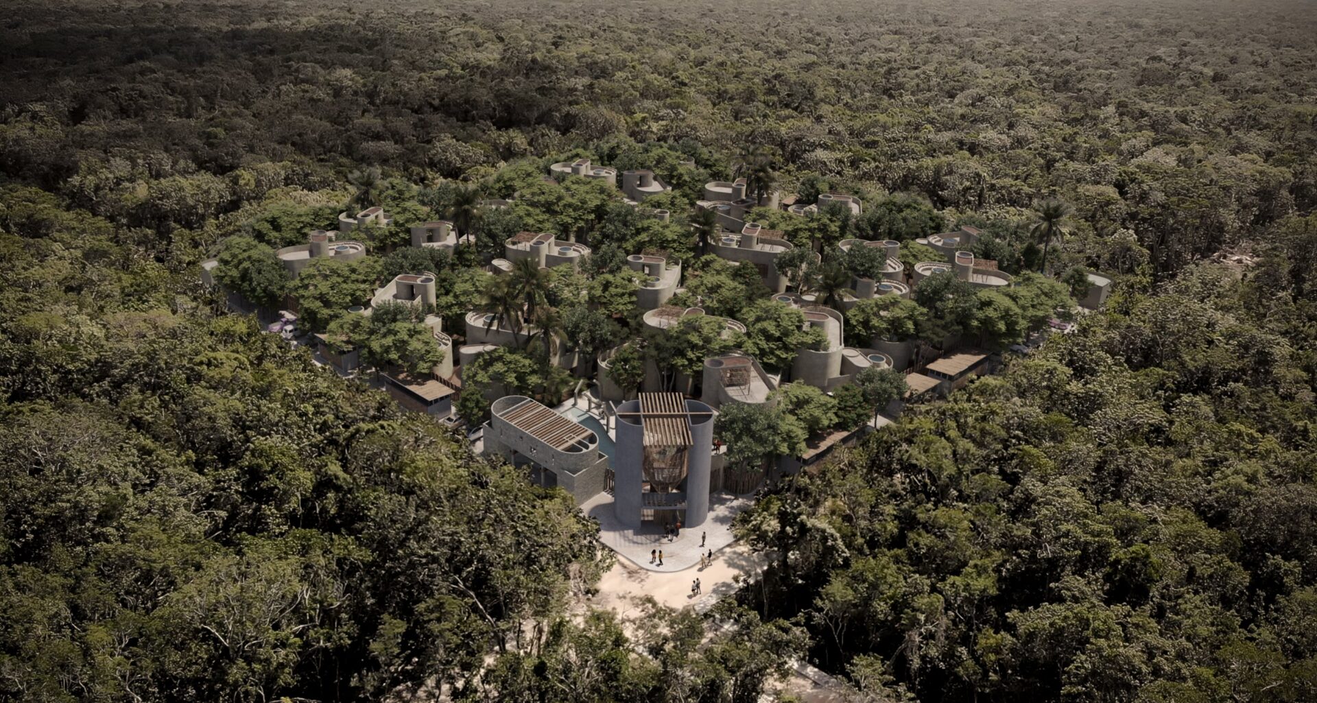 Fábrica Tulum Departamentos con Alberca en Venta en la selva maya.