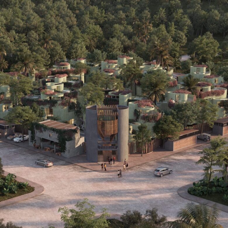 Fábrica Tulum Departamentos con Alberca en Venta en la selva maya.