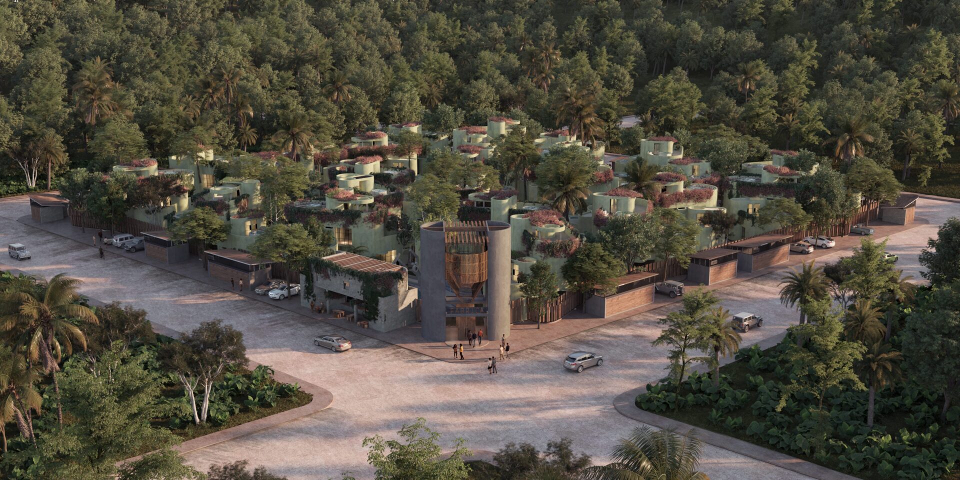 Fábrica Tulum Departamentos con Alberca en Venta en la selva maya.
