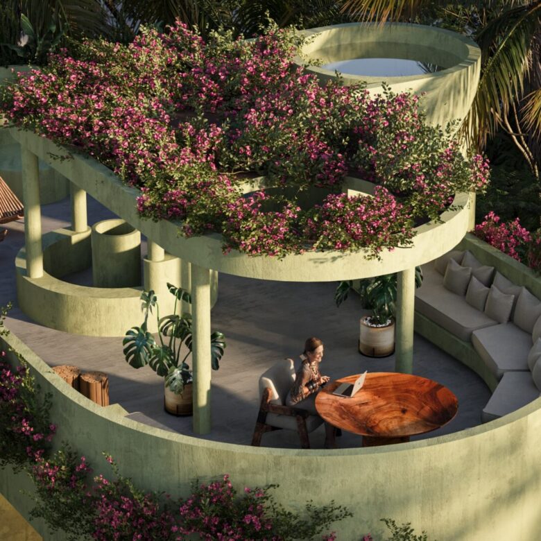Fábrica Tulum Departamentos con Alberca en Venta en la selva maya.