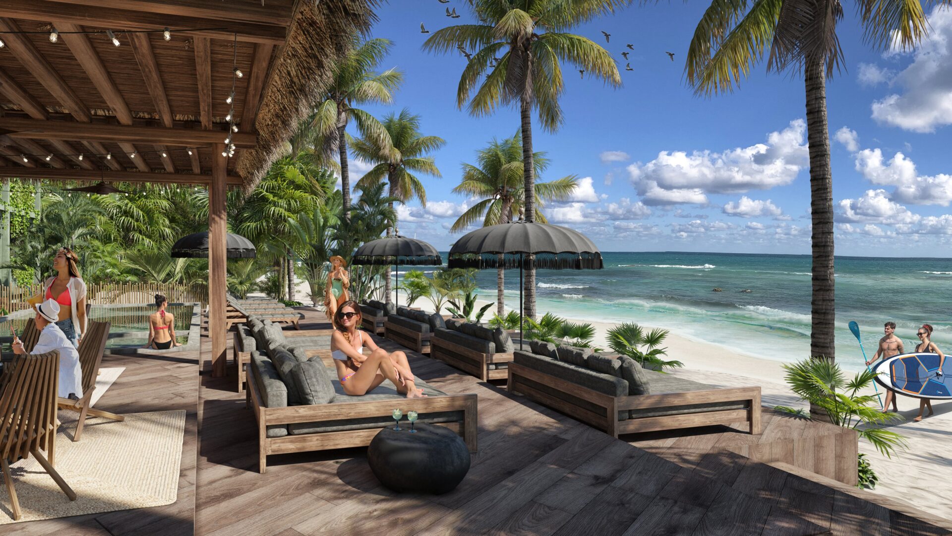 Acalai Beach Condo de Lujo En Pre-venta Frente al Mar en Tulum