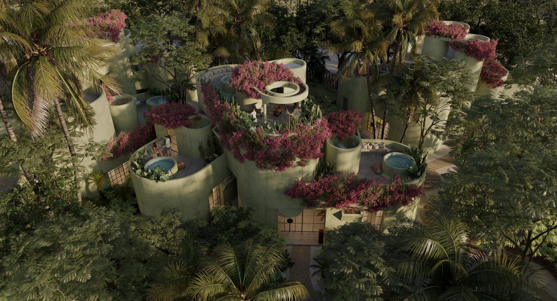 Fábrica Tulum Departamentos con Alberca en Venta en la selva maya.