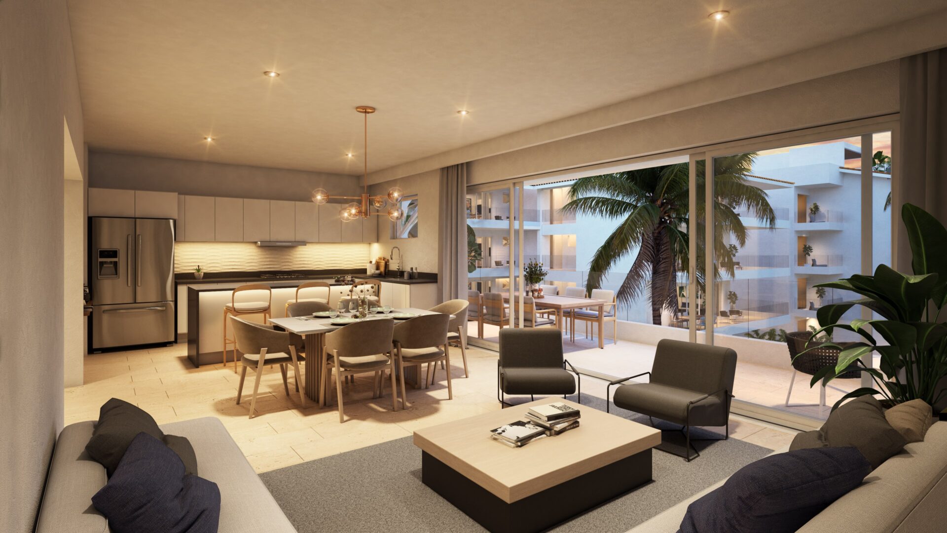 Aqua Marina Puerto Aventuras departamentos en venta de 2 recámaras play investments