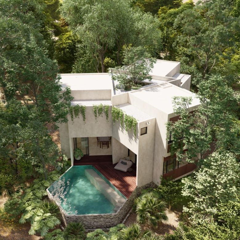 Casa Colmena en preventa dentro de Beecheii Tulum con acceso a amenidades premium | Play Investments Real Estate venta de propiedades en Tulum